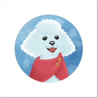 Winter Poodle Posters and Art